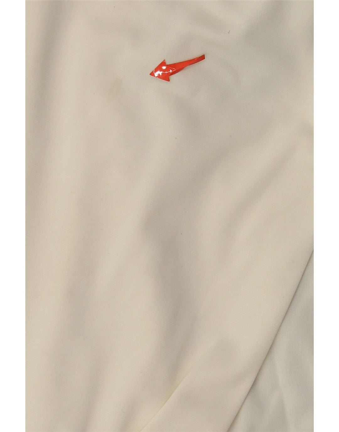 Vintage Mens Graphic Full Tracksuit Large  White Colourblock Polyester