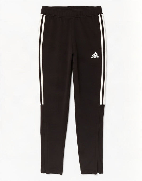 Adidas Mens Tracksuit Trousers Small Black Polyester