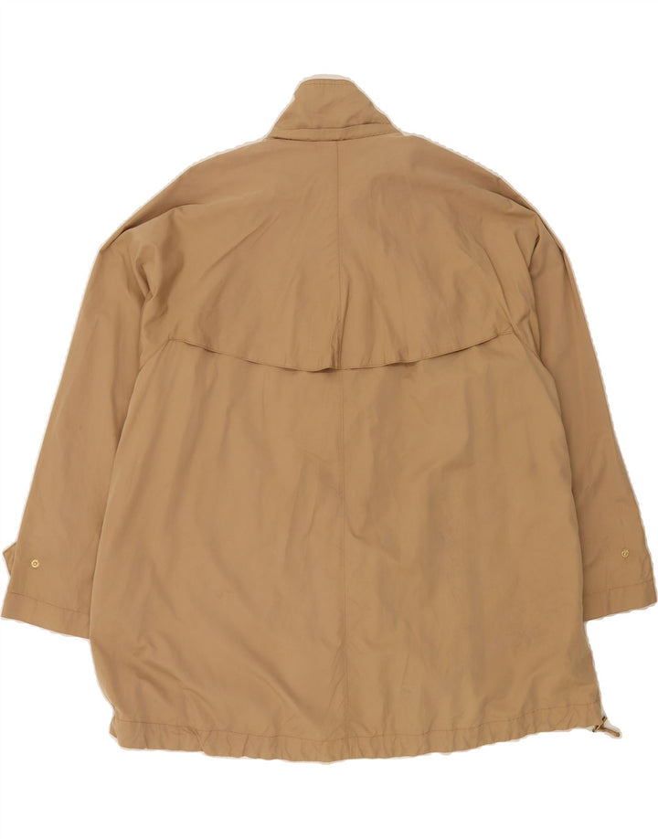 ZARA Womens Oversized Rain Jacket UK 10 Small Beige Polyester Vintage Zara and Second-Hand Zara from Messina Hembry 