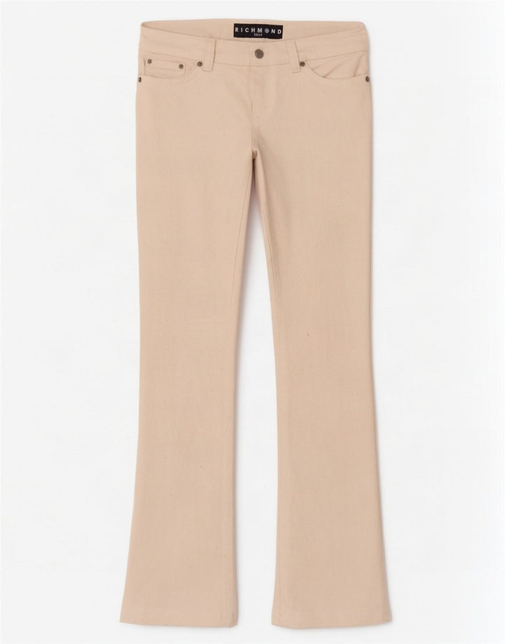 Richmond Womens Straight Jeans W29 L33 White Cotton