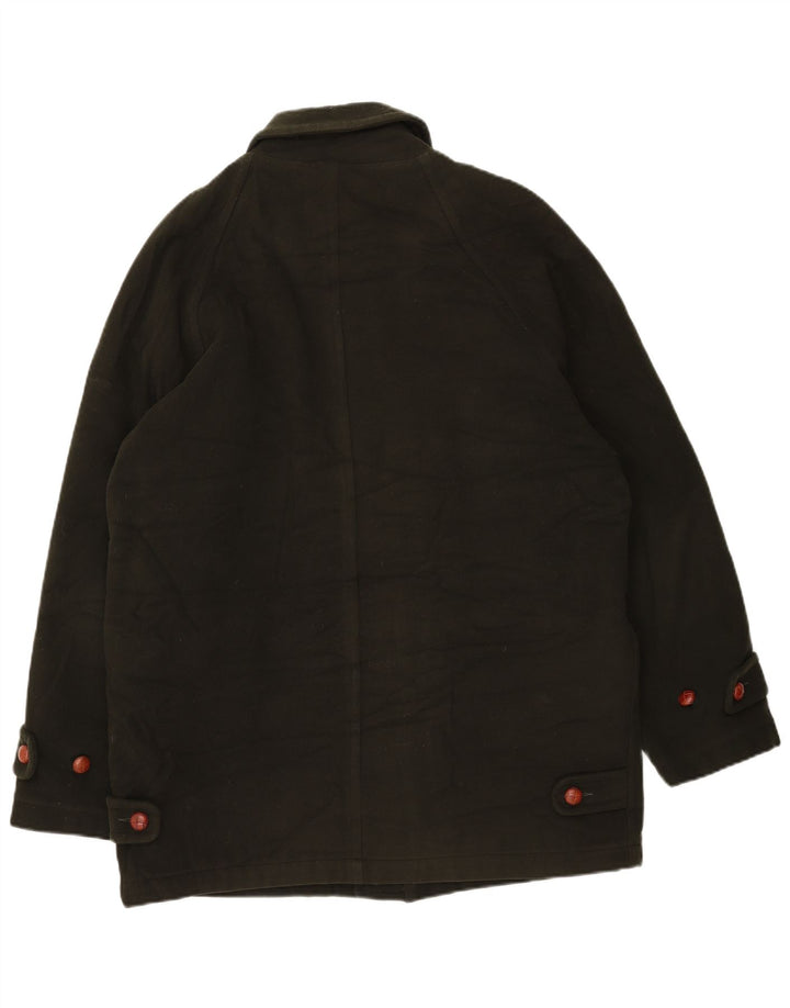 Brooksfield Mens Overcoat IT 50 Large Khaki Wool