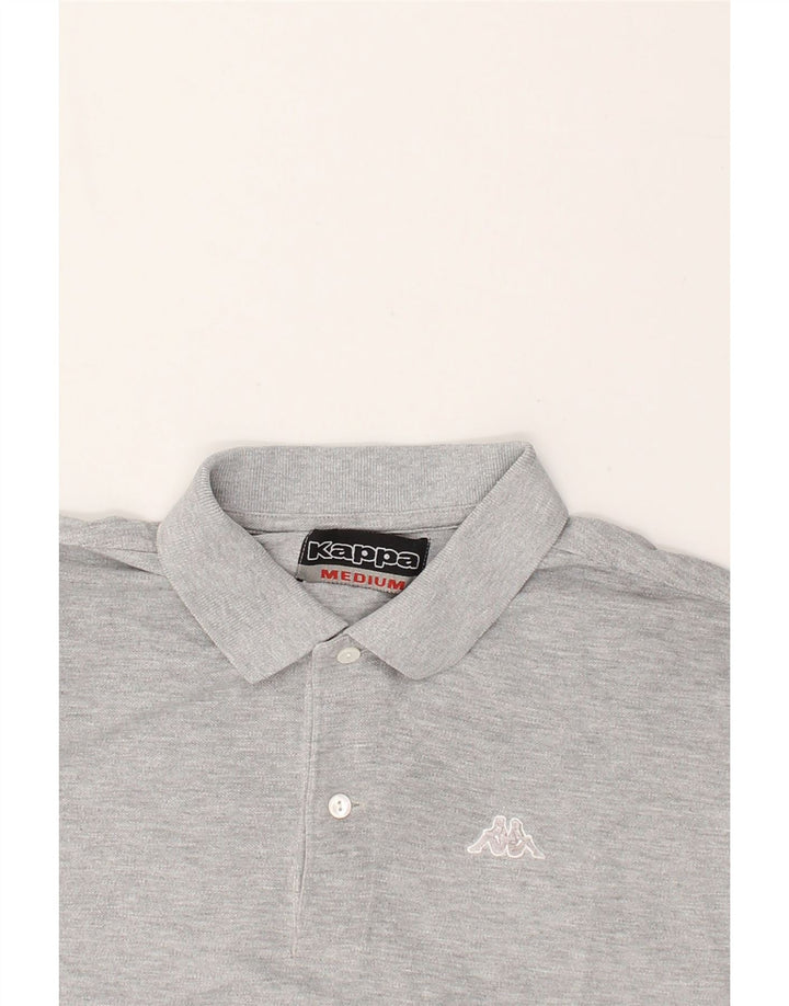 KAPPA Mens Polo Shirt Medium Grey Cotton | Vintage Kappa | Thrift | Second-Hand Kappa | Used Clothing | Messina Hembry 