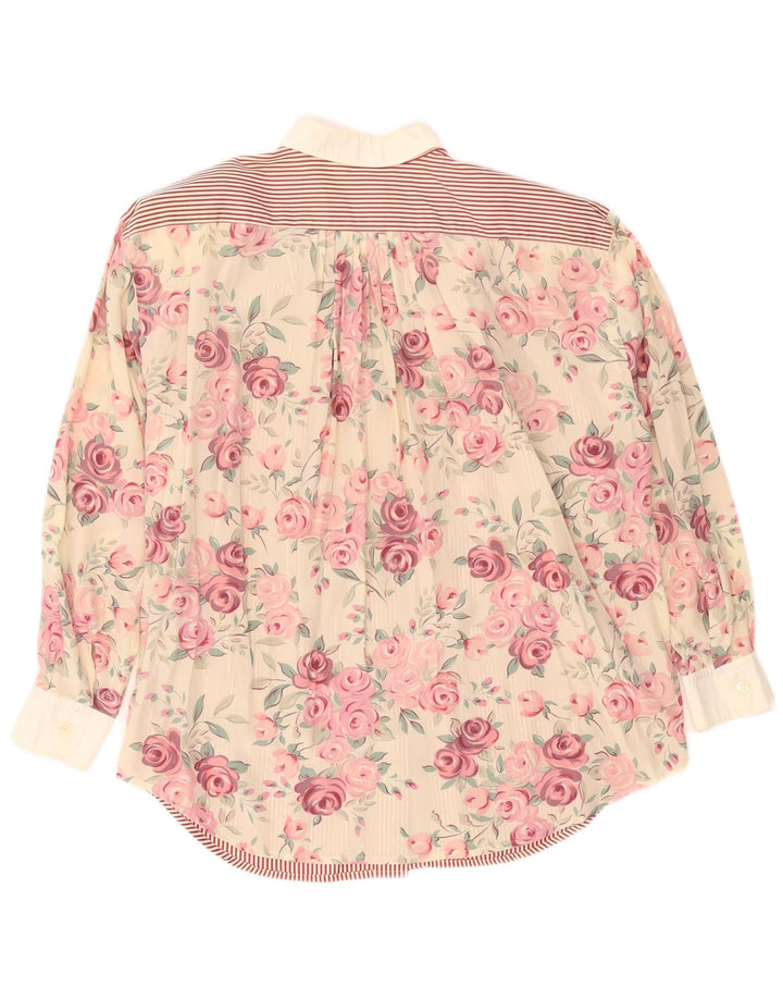 Sportmax Womens Oversized Shirt UK 12 Medium Red Floral