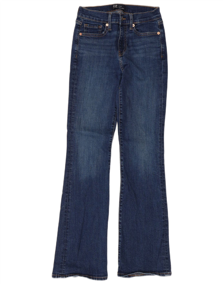 Gap Womens Bootcut Jeans W24 L29 Navy Blue Cotton