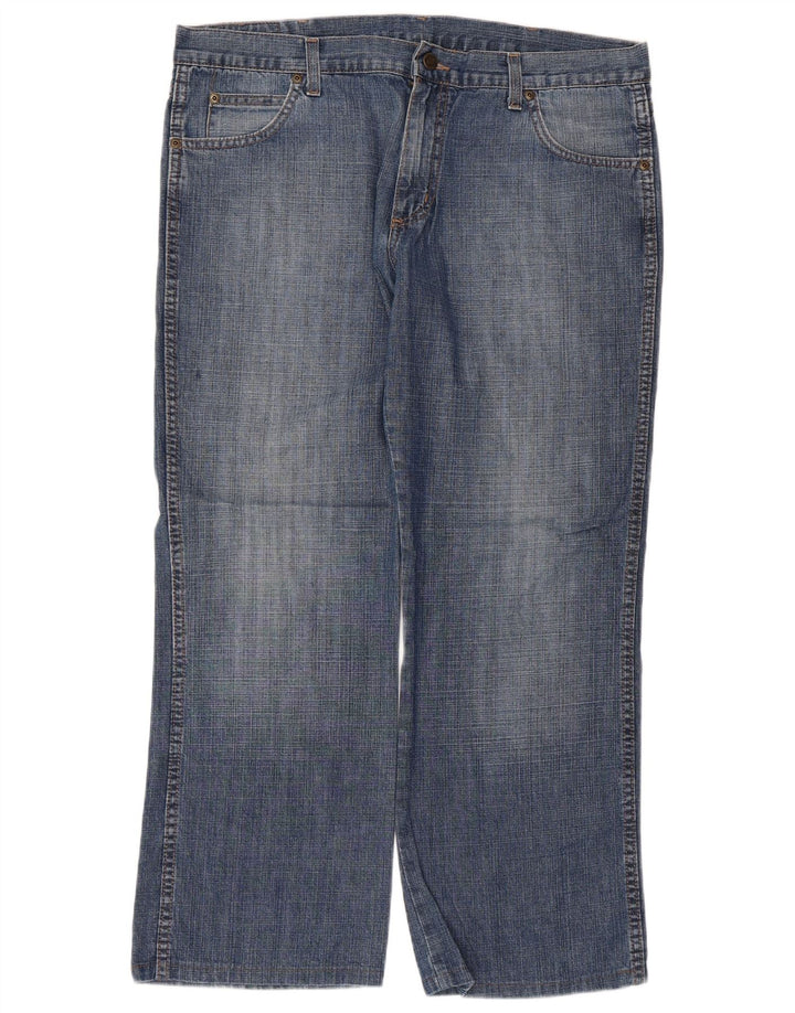 Wrangler Mens Bootcut Jeans W36 L30 Blue Cotton