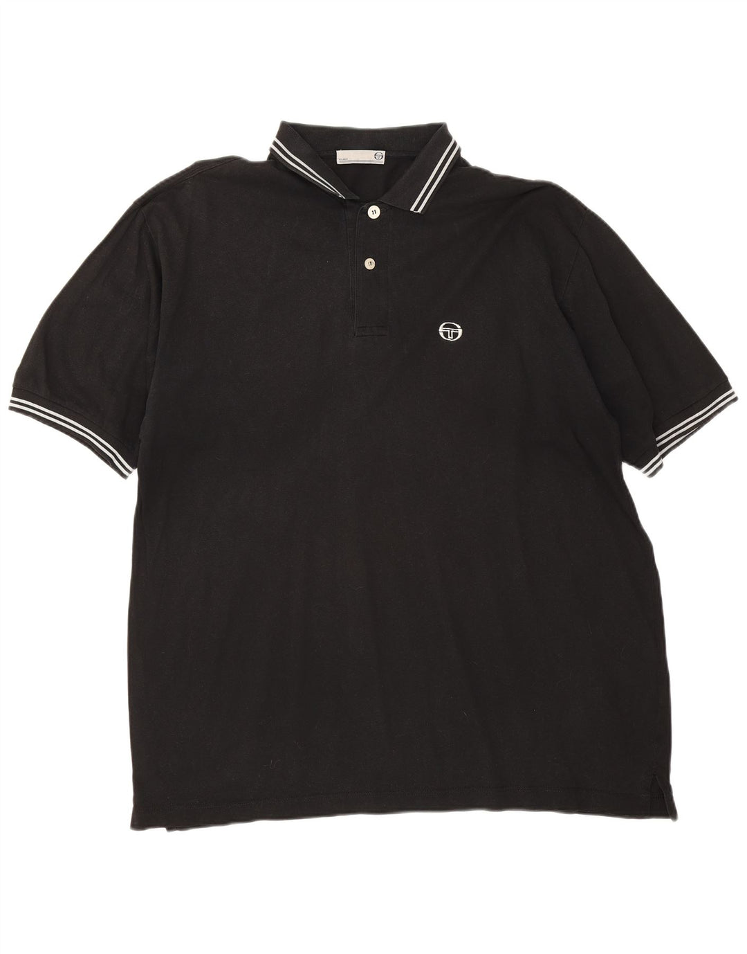 Sergio Tacchini Mens Polo Shirt 2XL Black