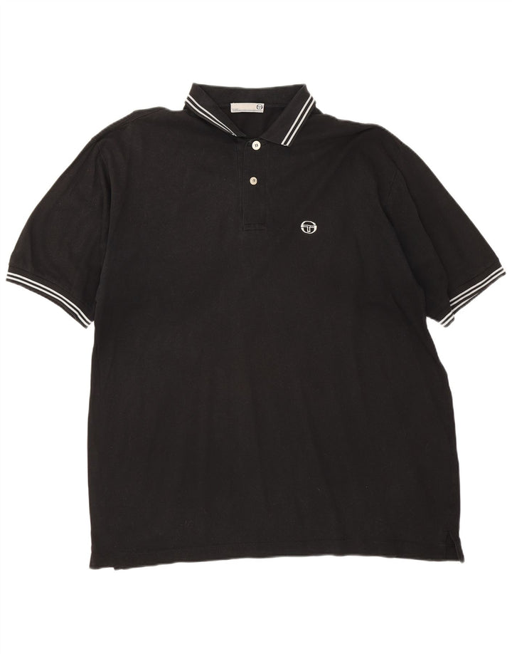 Sergio Tacchini Mens Polo Shirt 2XL Black