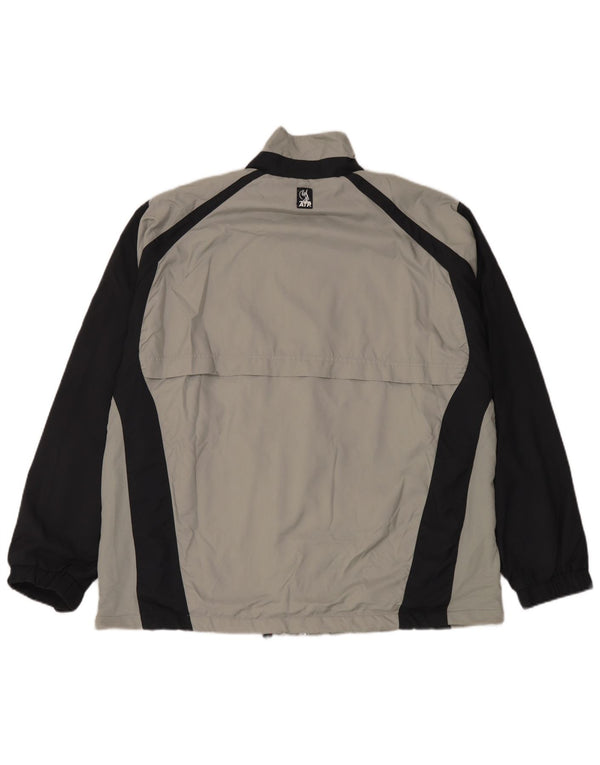 Lotto Mens Tracksuit Top Jacket 3XL Grey Colourblock Polyester