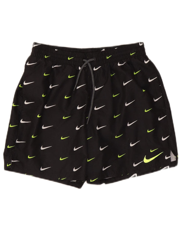 Nike Mens Graphic Sport Shorts Small Black Polyester