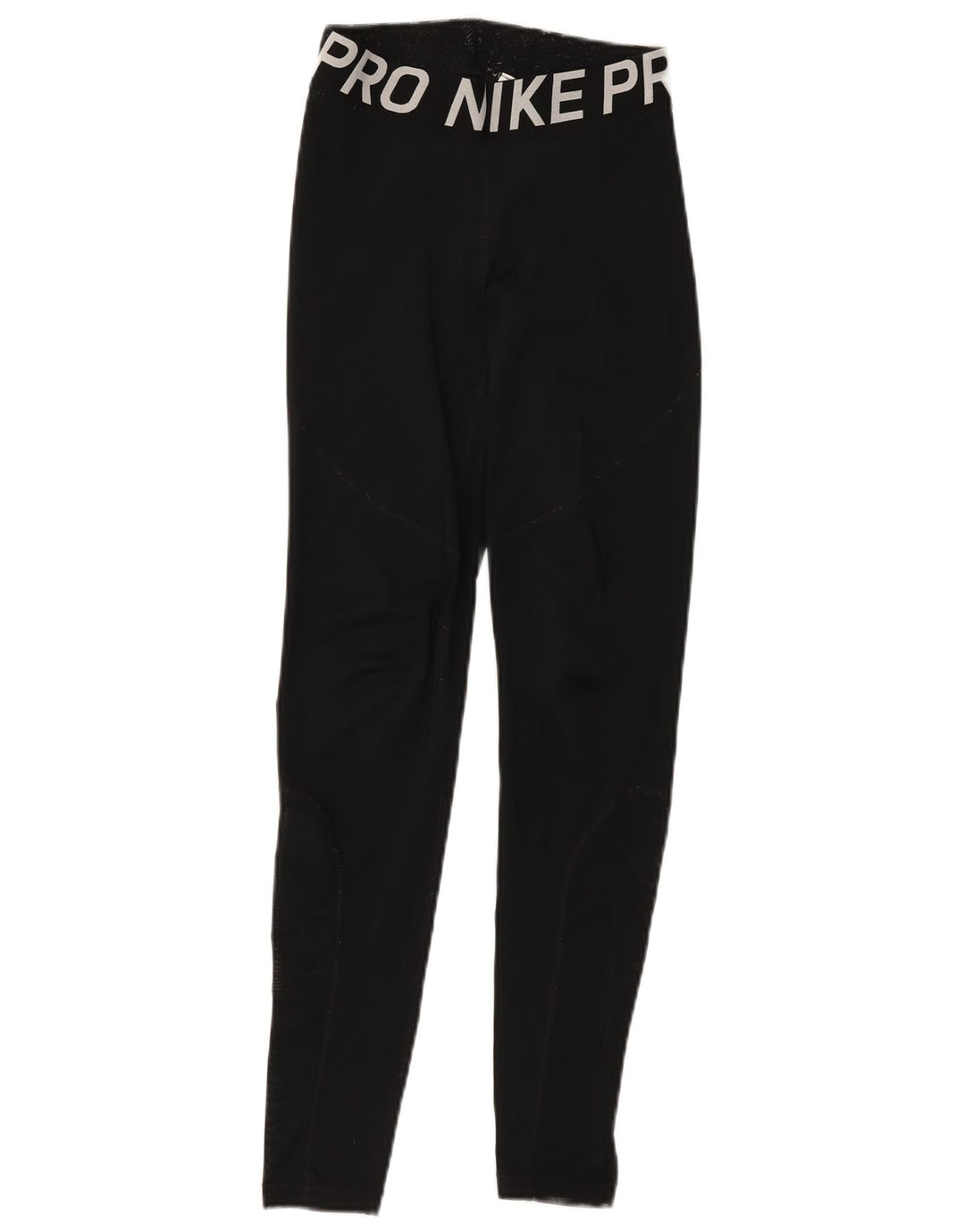 NIKE Womens Dri Fit Graphic Leggings UK 10 Small  Black Polyester