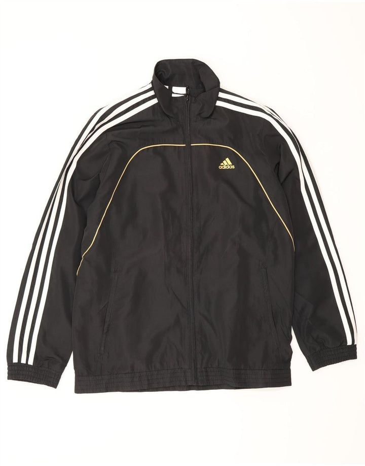 Adidas Boys Rain Jacket 13-14 Years  Black Polyester