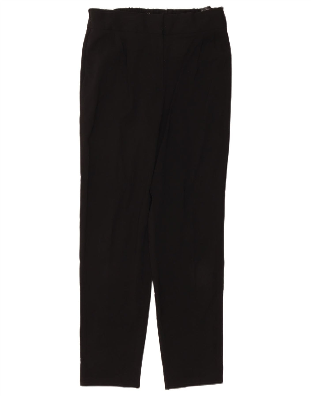 MASSIMO DUTTI Womens High Waist Casual Trousers EU 36 XS W26 L27 Black