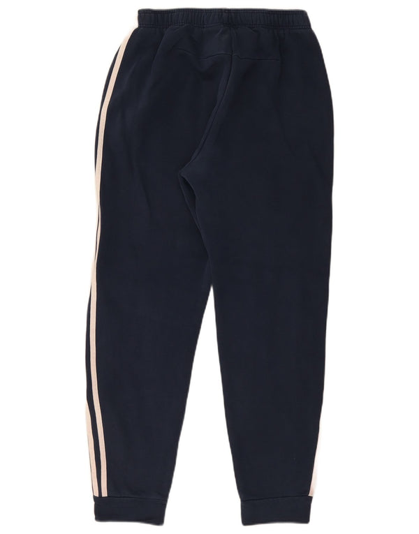 Adidas Boys Tracksuit Trousers Joggers 15-16 Years Navy Blue Cotton