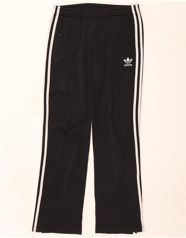 Adidas Womens Tracksuit Trousers EU 36 Small Black Polyester