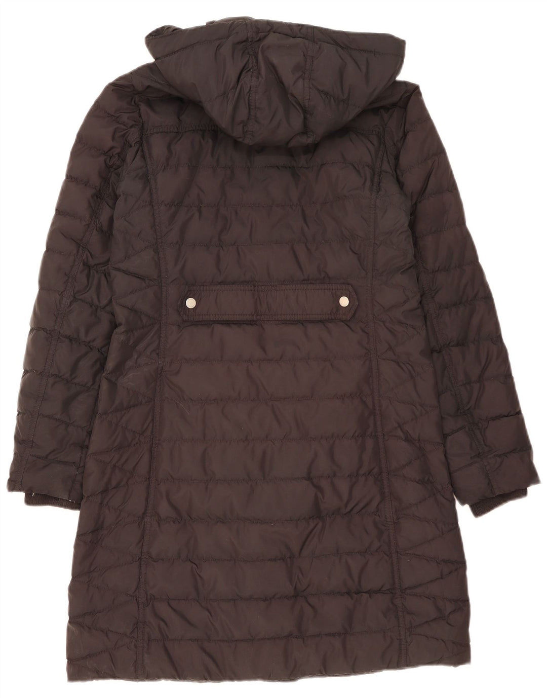 Tommy Hilfiger Womens Hooded Padded Coat UK 16 Small Black Polyester