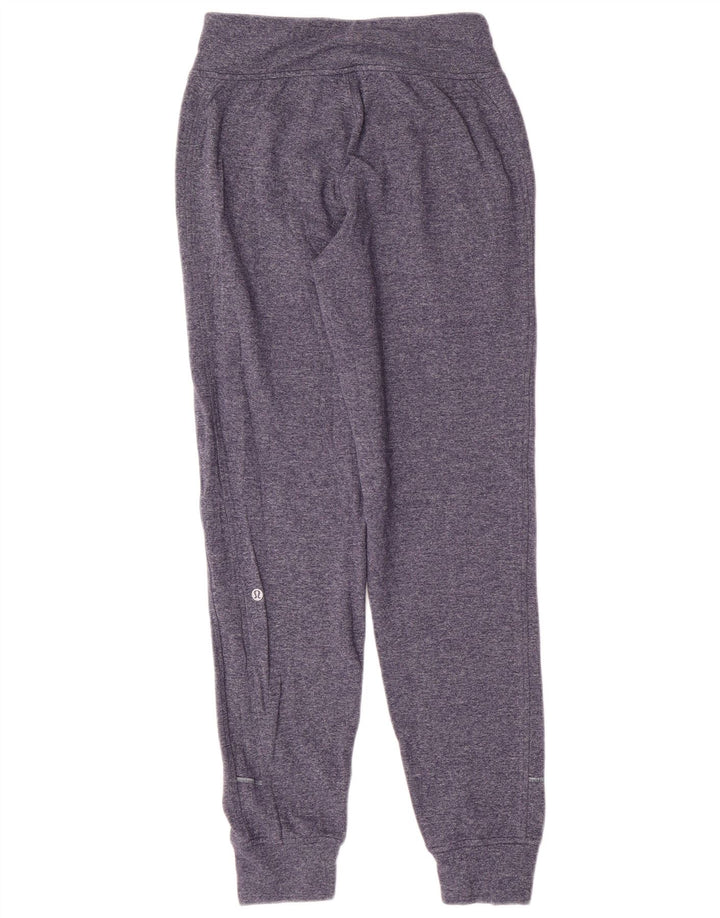 Lululemon Womens Tracksuit Trousers Joggers US 4 Small Blue Flecked Sports