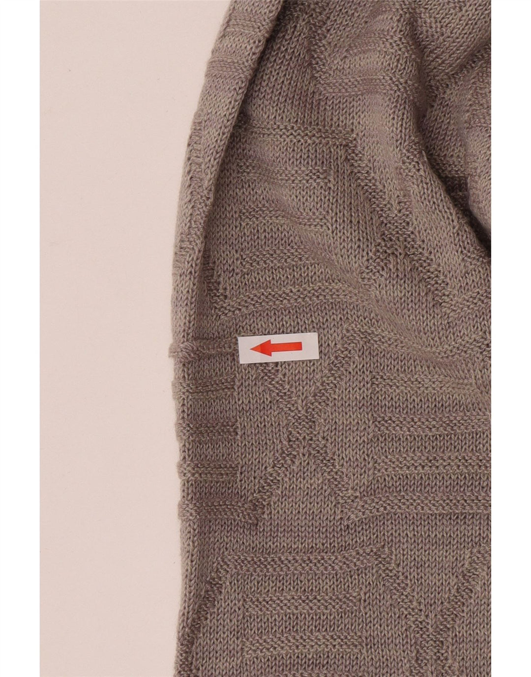 Vintage Mens Crew Neck Jumper Sweater Medium Grey