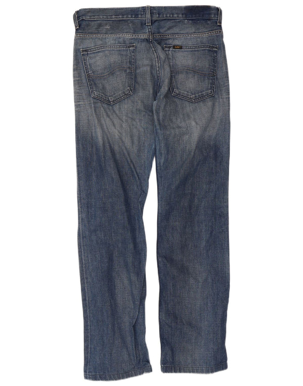 Lee Mens Straight Jeans W32 L31 Blue