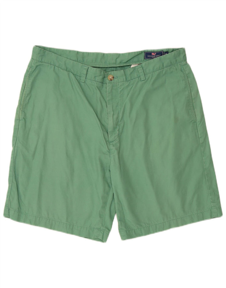 VINEYARD VINES Mens Chino Shorts W38 XL Green Cotton