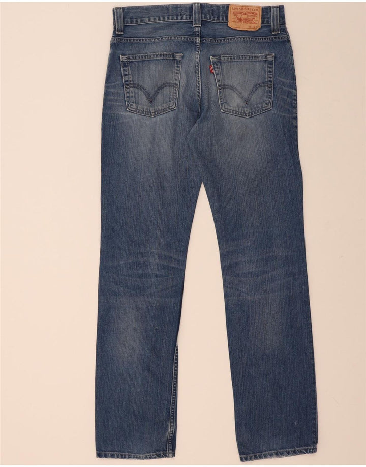 Levi's Mens 511 Distressed Slim Jeans W33 L34 Blue Cotton
