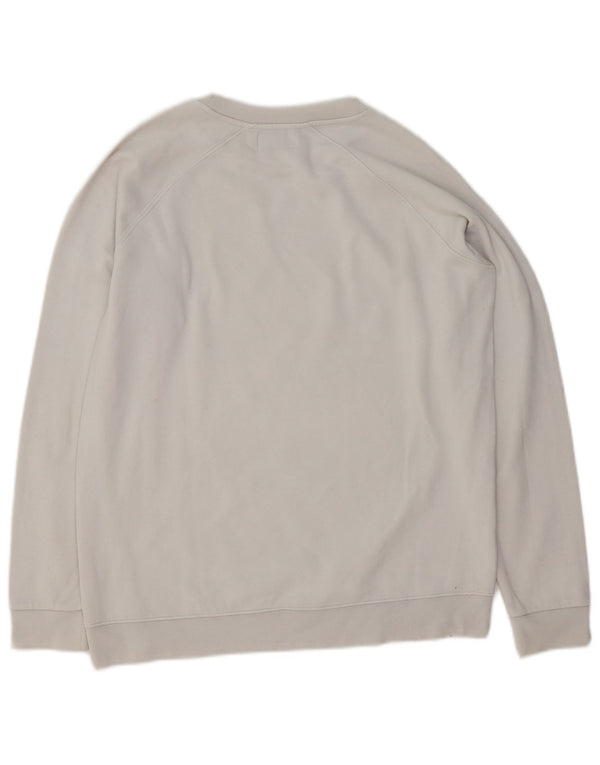 Converse Mens Chuck Taylor Graphic Sweatshirt Jumper Medium Grey Cotton