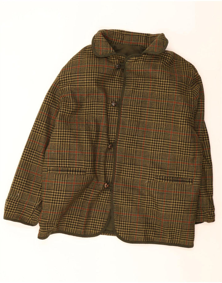 Burberrys Mens Reversible Jacket UK 40 Large Khaki Cotton