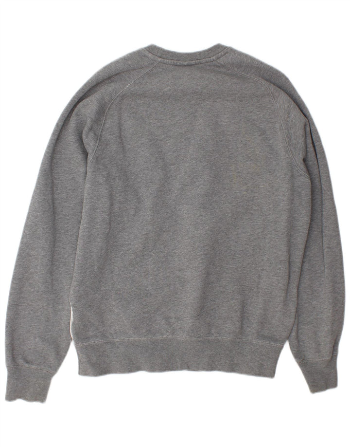 Nike Mens Graphic Sweatshirt Jumper Small Grey Colourblock Cotton