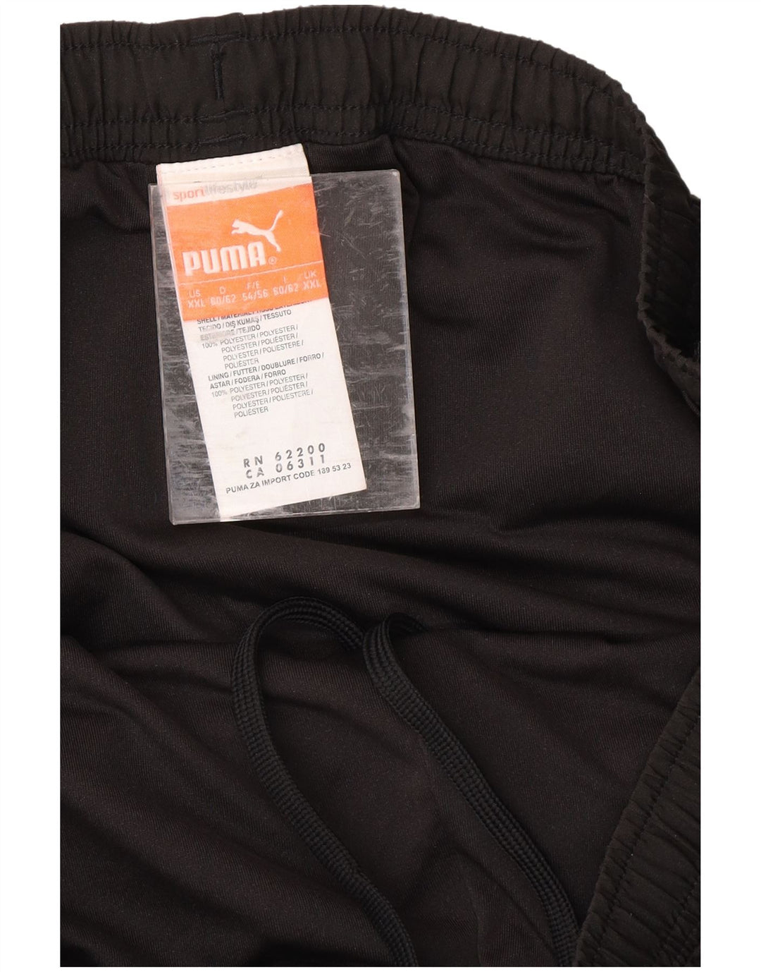 PUMA Mens Sport Shorts 2XL  Black Polyester