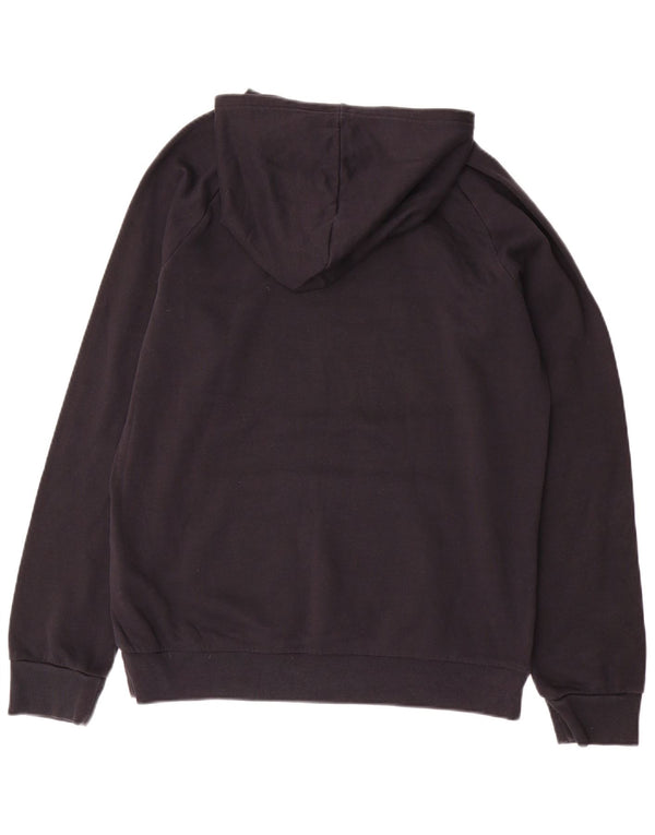 UNDER ARMOUR Boys Hoodie Jumper 13-14 Years XL Black Cotton