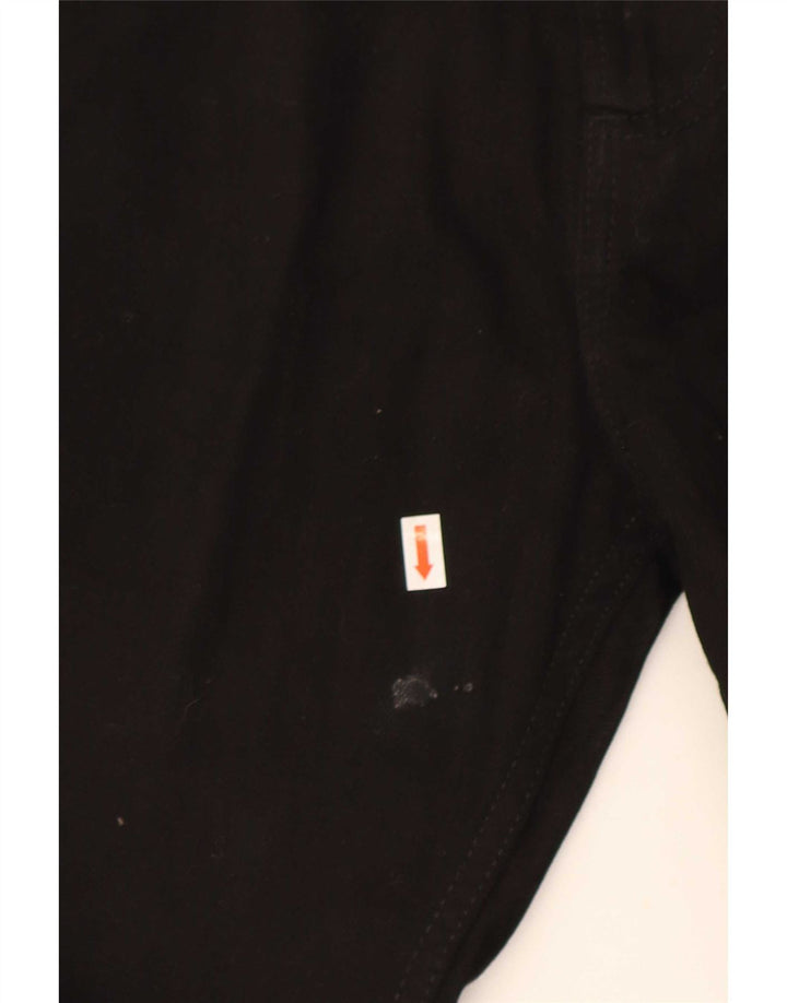 Marks & Spencer Mens Regular Fit Straight Jeans W32 L31 Black Cotton