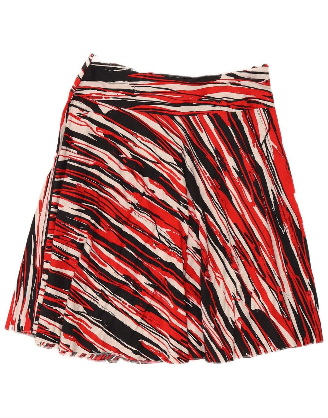 Vintage Womens A-Line Skirt W32 Large Multicoloured Striped