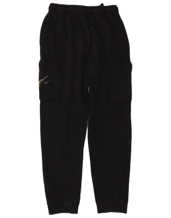 Nike Boys Graphic Cargo Tracksuit Trousers Joggers 13-14 Years XL Black