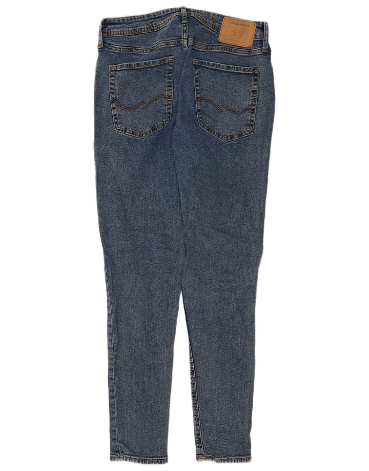 JACK & JONES Mens Slim Jeans W33 L32 Blue Cotton
