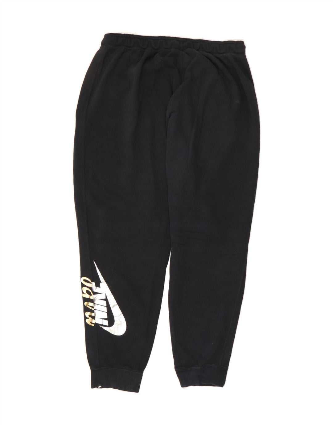 NIKE Mens Graphic Tracksuit Trousers Joggers Large  Black Vintage Nike and Second-Hand Nike from Messina Hembry 