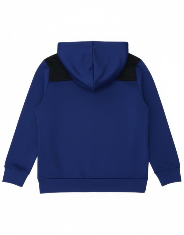 Canterbury Boys Graphic Hoodie Jumper 9-10 Years Blue Colourblock