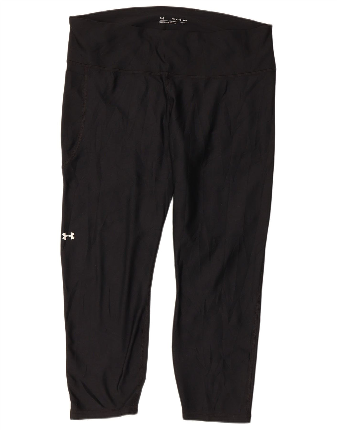 UNDER ARMOUR Womens Leggings UK 20 2XL  Black Polyester