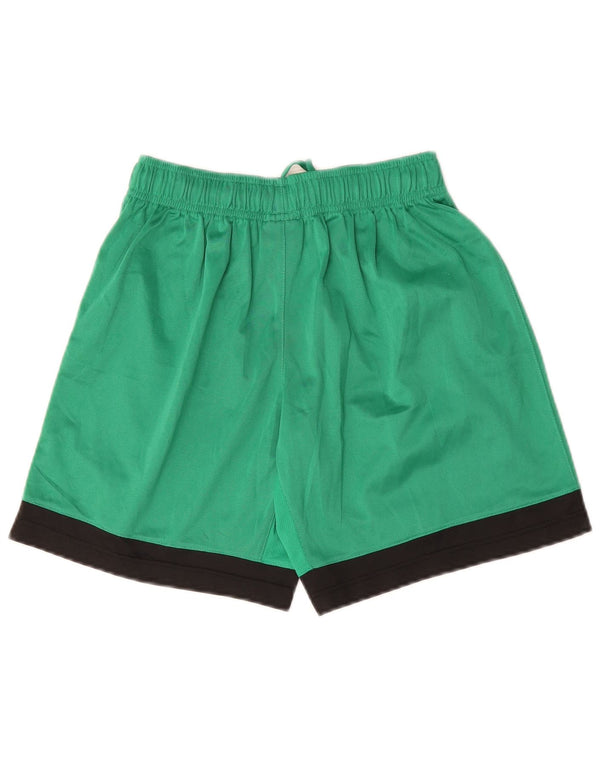 UMBRO Mens Sport Shorts Small  Green Colourblock Polyester