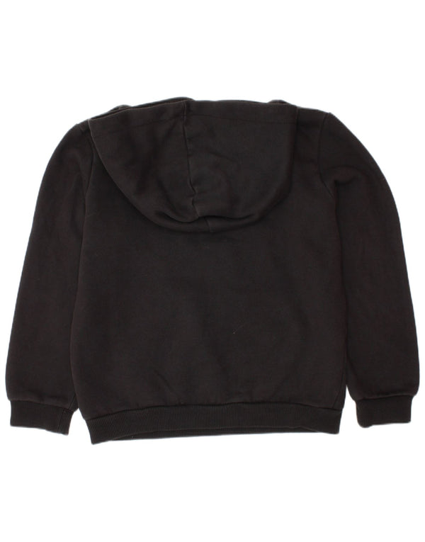 PUMA Boys Graphic Hoodie Jumper 7-8 Years  Black Cotton