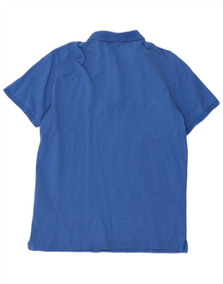 Gant Mens Regular Fit Polo Shirt Large Blue Cotton
