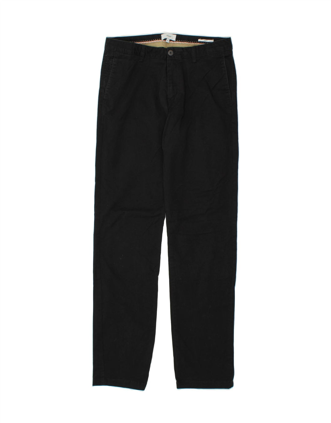 JULES Womens Regular Chino Trousers EU 38 Medium W29 L32 Black Cotton Vintage Jules and Second-Hand Jules from Messina Hembry 