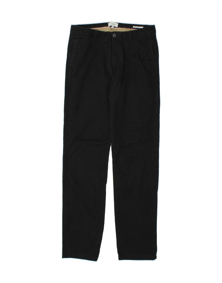 JULES Womens Regular Chino Trousers EU 38 Medium W29 L32 Black Cotton Vintage Jules and Second-Hand Jules from Messina Hembry 