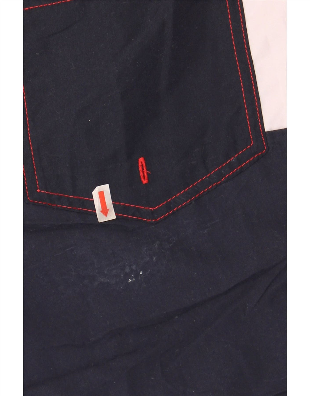 JACK & JONES Mens Graphic Swimming Shorts Large  Multicoloured Colourblock Vintage Jack & Jones and Second-Hand Jack & Jones from Messina Hembry 