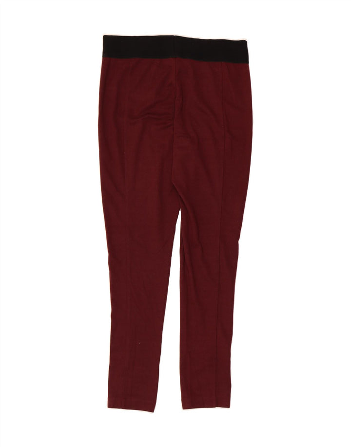 MOSSIMO Womens Leggings UK 14 Large  Maroon Polyester Vintage Mossimo and Second-Hand Mossimo from Messina Hembry 
