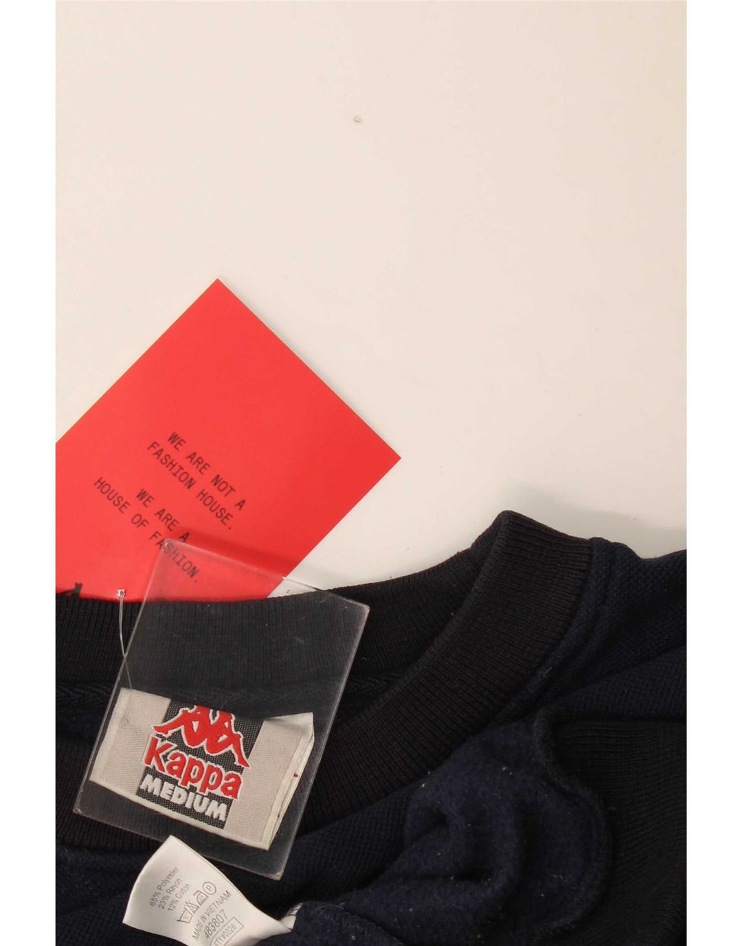 Kappa Womens Oversized Sweatshirt Jumper UK 14 Medium Navy Blue Polyester