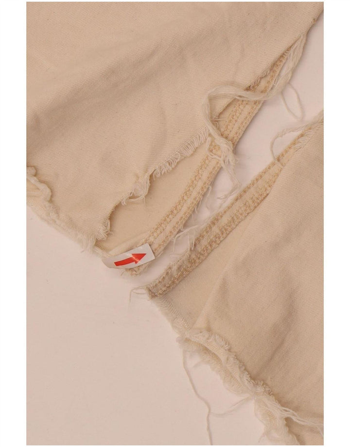 Zara Womens Bootcut Jeans EU 38 Small W28 L32 Off White