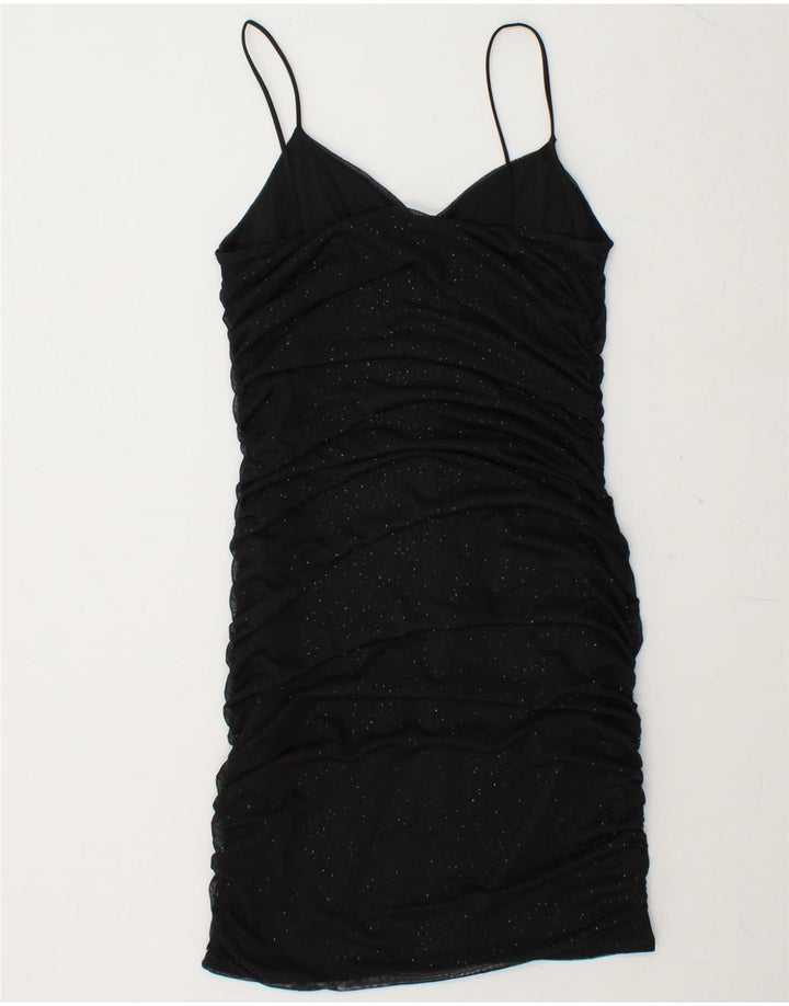 QUIZ Womens Sleeveless Bodycon Dress UK 12 Medium Black Polyester Vintage Quiz and Second-Hand Quiz from Messina Hembry 