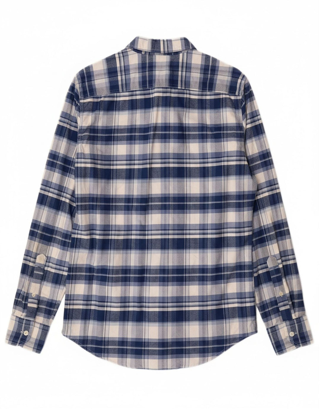 LEVI'S Mens Standard Flannel Shirt Small Blue Check Cotton