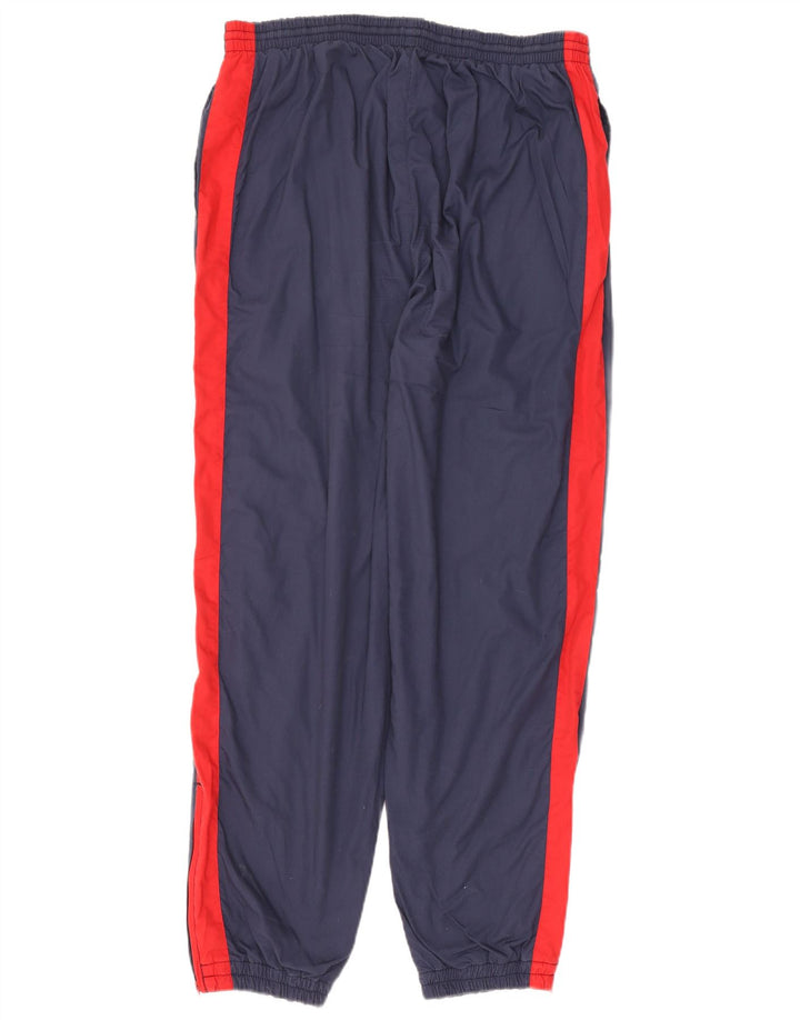 Orvis Mens Tracksuit Trousers Joggers XL  Navy Blue Colourblock Polyester