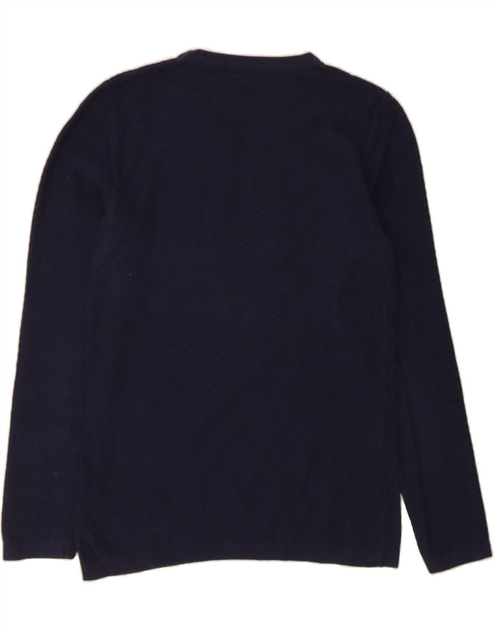 JACK & JONES Mens Premium Crew Neck Jumper Sweater Medium Navy Blue Vintage Jack & Jones and Second-Hand Jack & Jones from Messina Hembry 