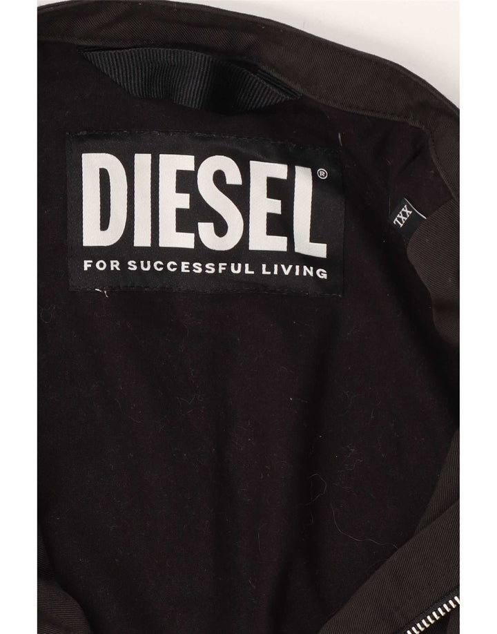 Diesel Mens Bomber Jacket UK 44 2XL Black